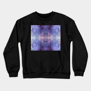 Abstract pattern made of a photo of an old Spanish door Crewneck Sweatshirt